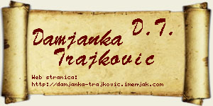 Damjanka Trajković vizit kartica